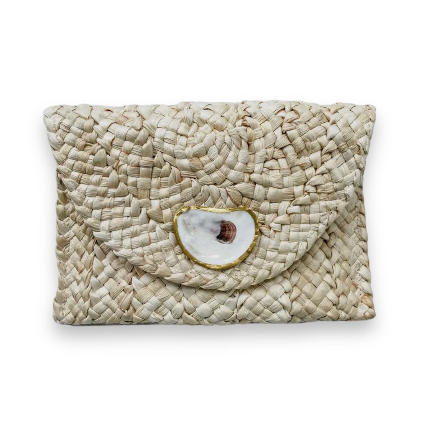 Natural Oyster Clutch