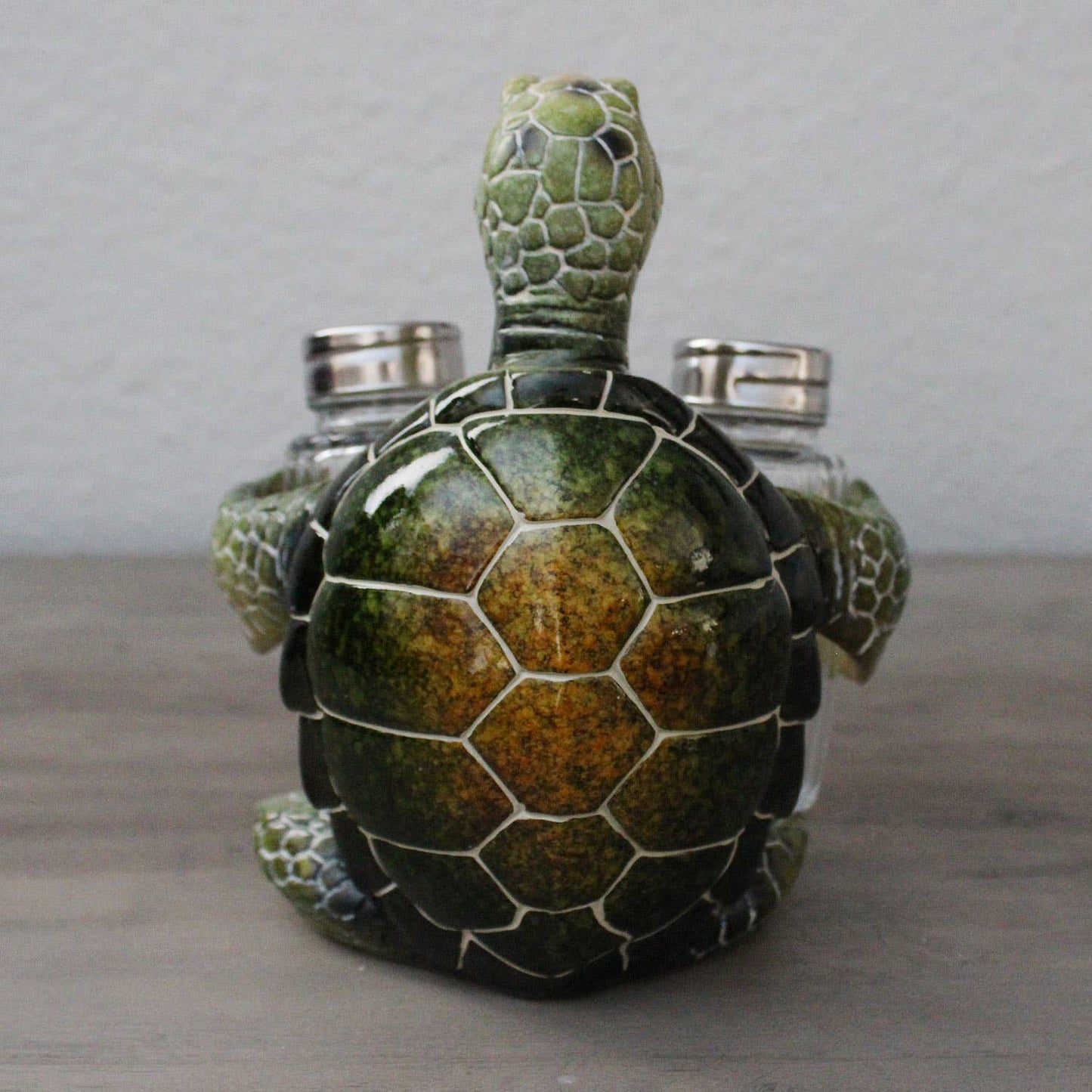 Green Sea Turtle Salt & Pepper Set - Coastal Kitchen