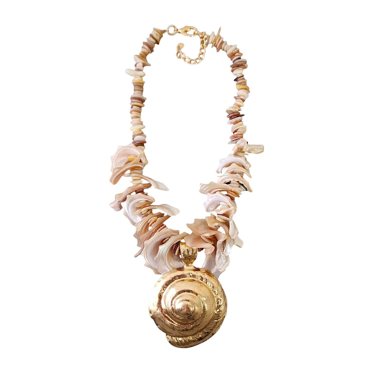 Seashell Necklace | Mocha Mousse | Ocean | Boho | Beach |