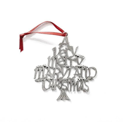 A Very Merry Maryland Christmas Ornament