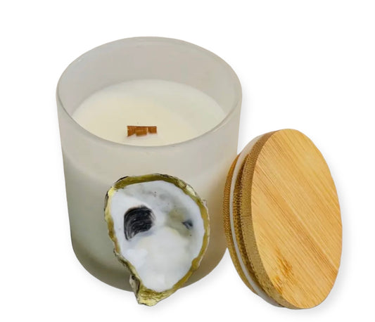 White Jar Oyster Candle