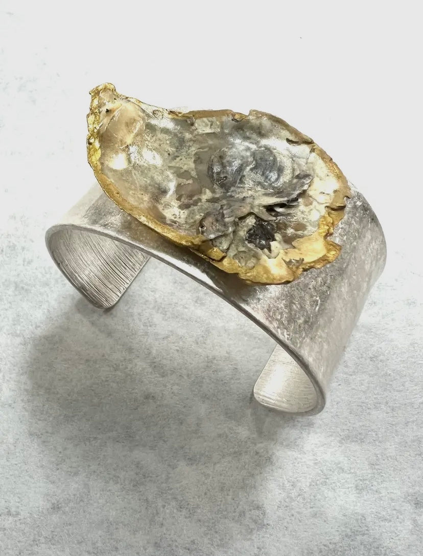 Chesapeake Bay Oyster Cuff Bracelet