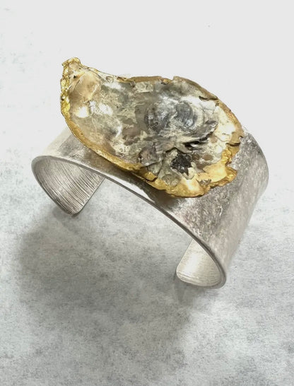Chesapeake Bay Oyster Cuff Bracelet