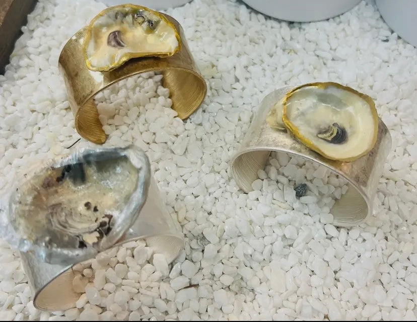 Chesapeake Bay Oyster Cuff Bracelet