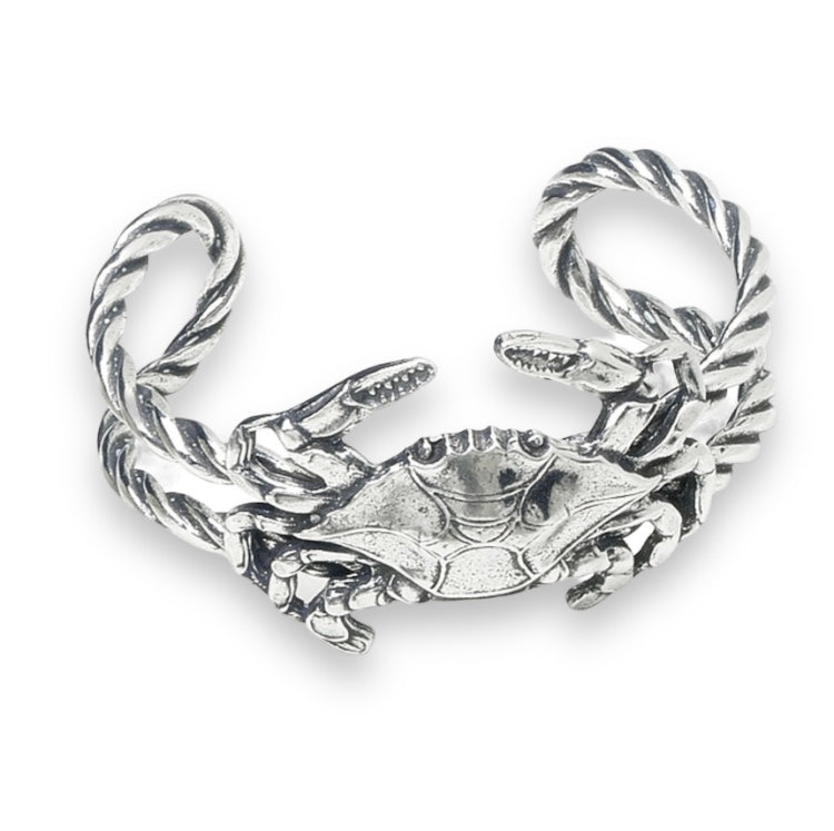 Crab Rope Cuff Bracelet