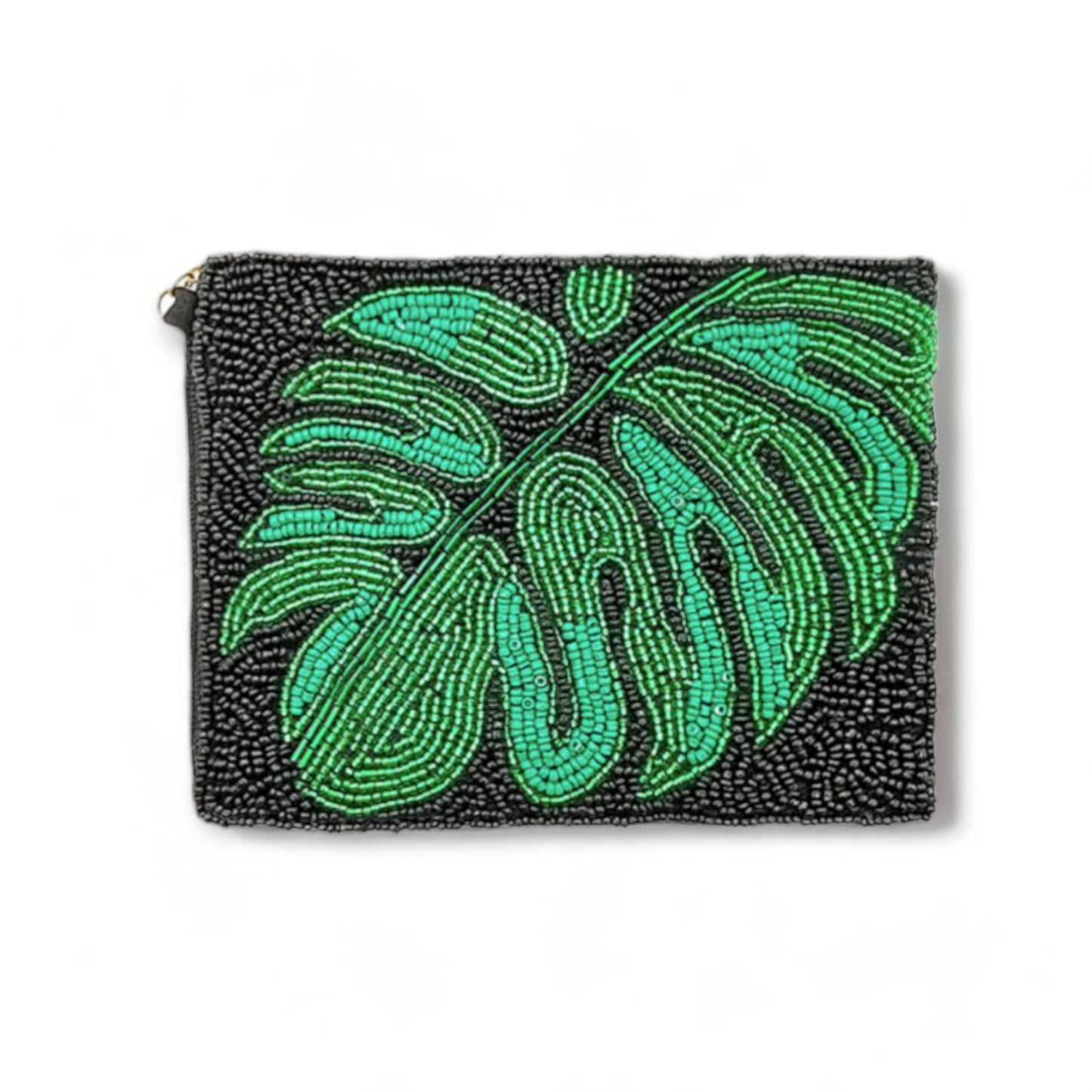 Tropical Leaf Mini Pouch