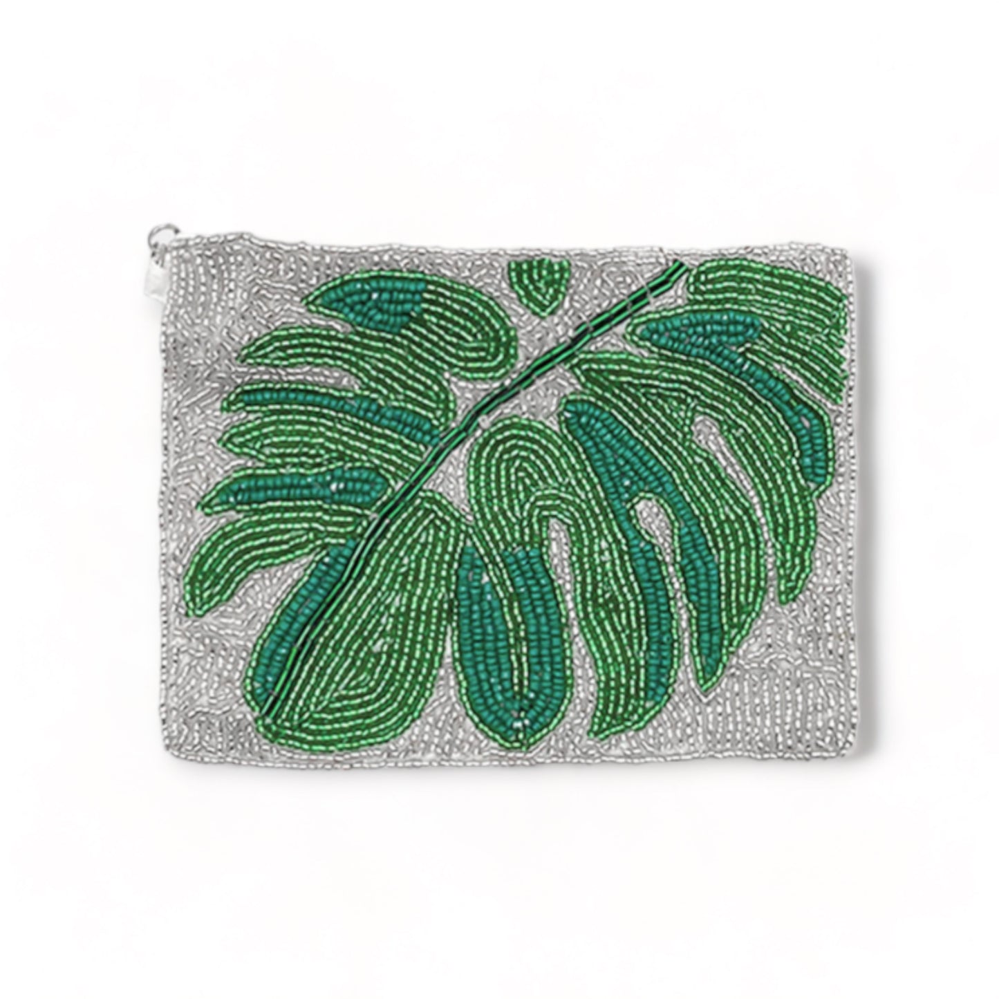 Tropical Leaf Mini Pouch